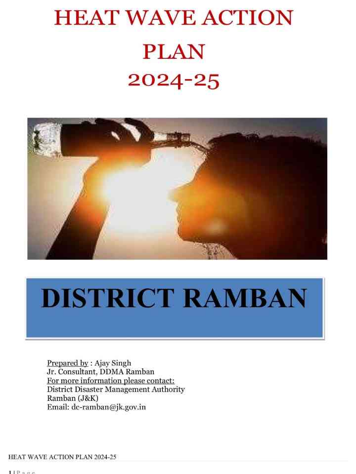 Ramban district heat wave action plan 2024-25 thumbnail