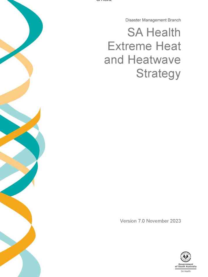 South Australia health extreme heat and heatwave strategy thumbnail