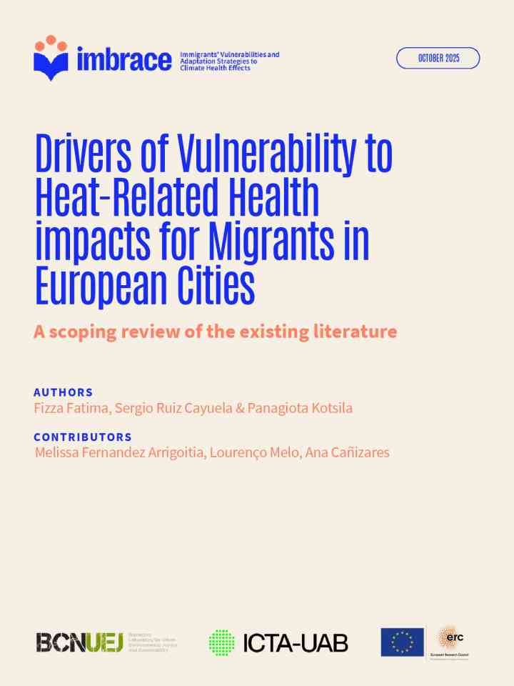 Drivers of vulnerability to heat-related health impacts for migrants in European cities: A scoping review of the existing literature thumbnail
