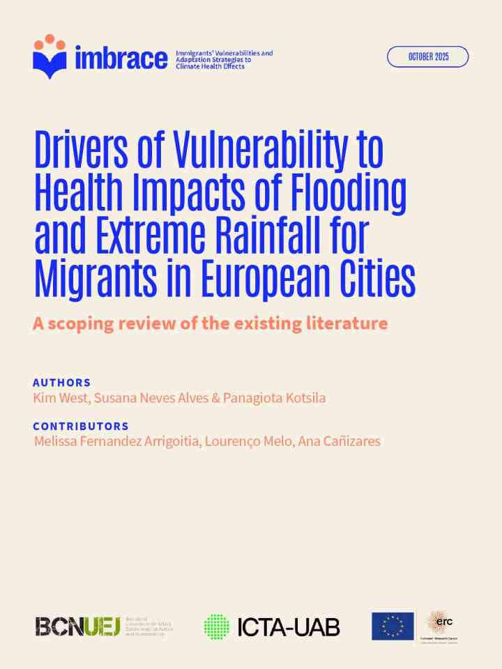 Drivers of vulnerability to health impacts of flooding and extreme rainfall for migrants in European cities: A scoping review of the existing literature thumbnail