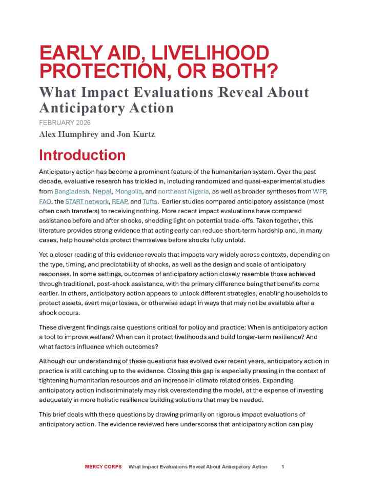 Early aid, livelihood protection, or both? thumbnail
