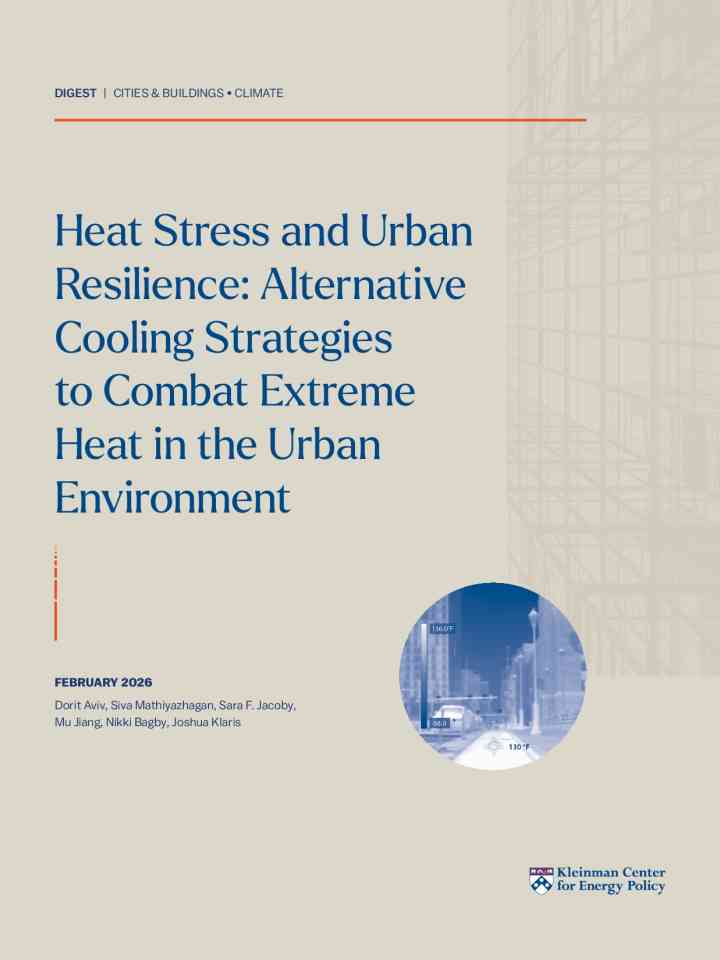 Heat stress and urban resilience: alternative cooling strategies to combat extreme heat in the urban environment thumbnail
