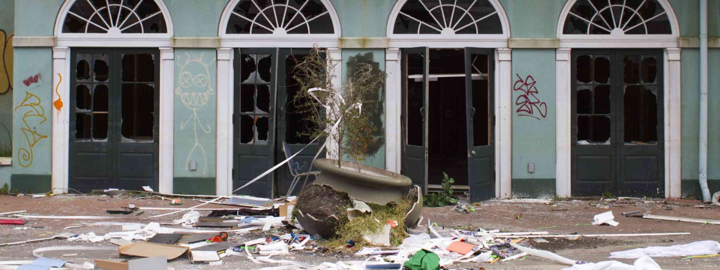 A look inside the abandoned six-flags of New Orleans destroyed by Hurricane Katrina