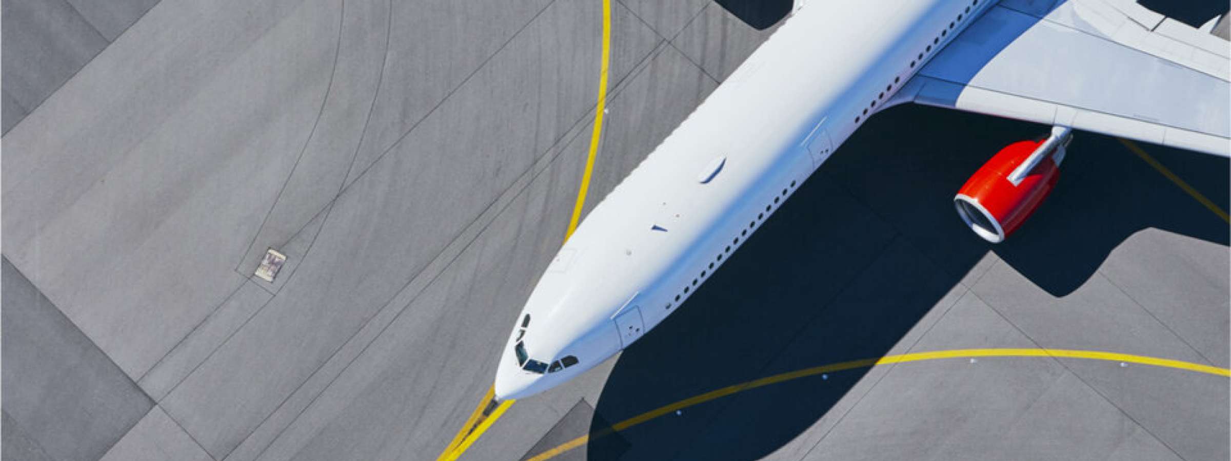 Airplane from above